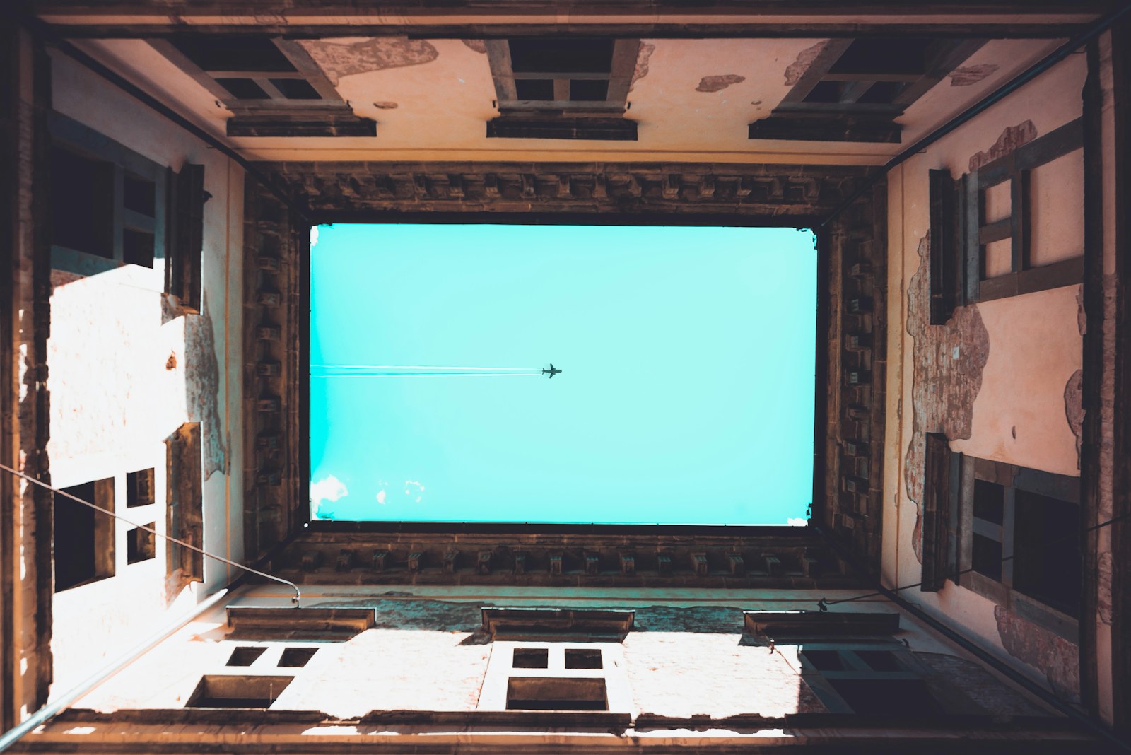 Cinematic architectural scene for entertainment editorial storytelling