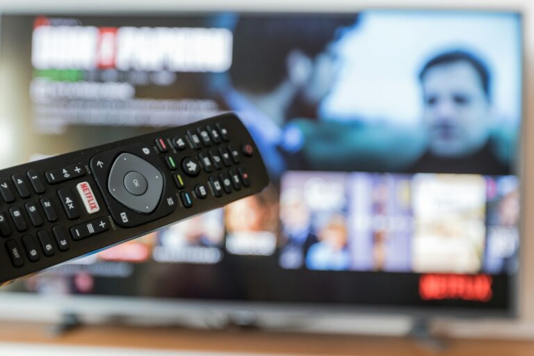 Television remote representing streaming and home entertainment